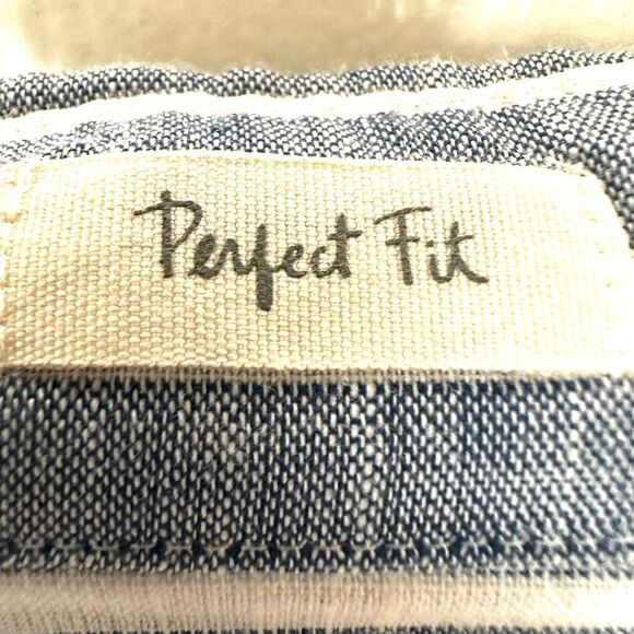 J.Crew striped gauze boy perfect fit blouse - Picture 9 of 10